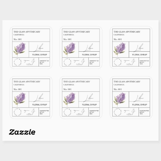 Apotheker Lila label (Vel)