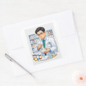 Apotheker Medicijn Sticker (Envelop)
