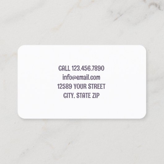 Apotheker Medisch Visitekaartje (Achterkant)