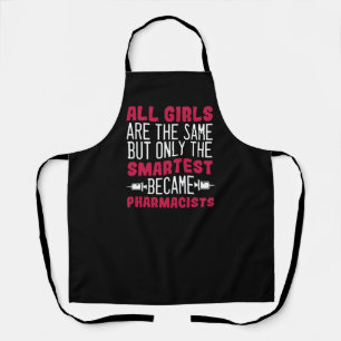 apotheker meisje Joke Pun Druggist Chemist Schort