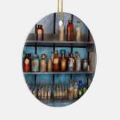 Apotheker - Mijn eerste scheikundedoos  Keramisch Ornament (Rechts)