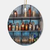 Apotheker - Mijn eerste scheikundedoos  Keramisch Ornament (Links)