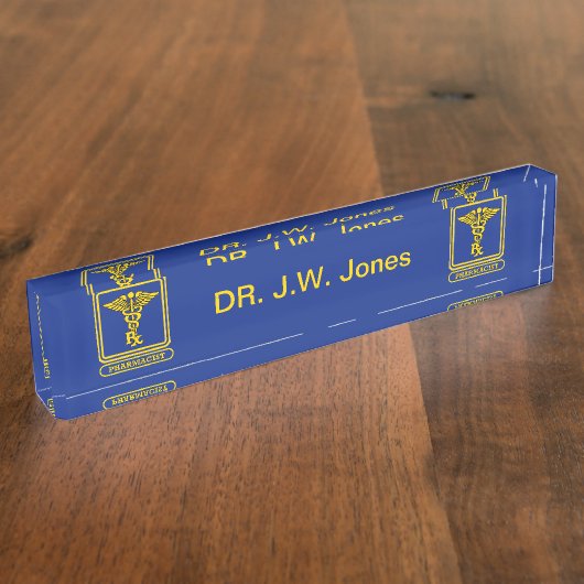 apotheker naambordje (Zijkant)