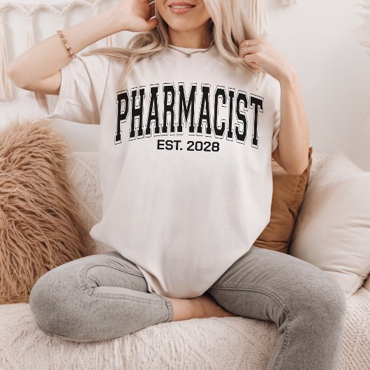 Apotheker | Nieuwe aangepaste apotheker | Afstuder T-shirt
