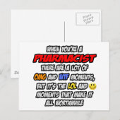 Apotheker ... OMG WTF LOL Briefkaart (Voorkant / Achterkant)