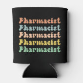 Apotheker Retro Groovy Apotheek Blikjeskoeler (Achterkant)