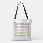Apotheker Retro Groovy Apotheek Tote Bag (Achterkant)