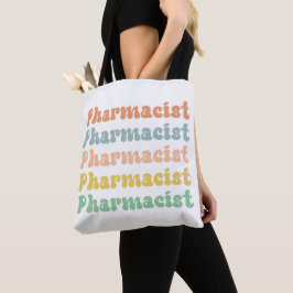 Apotheker Retro Groovy Apotheek Tote Bag