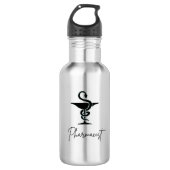 Apotheker Roestvrijstalen waterfles (Voorkant)