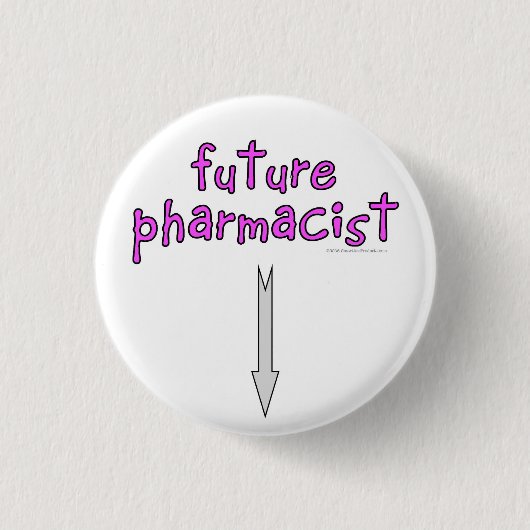 apotheker ronde button 3,2 cm (Voorkant)