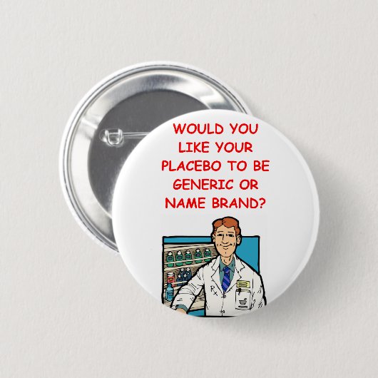 apotheker ronde button 5,7 cm (Voorkant /achterkant)