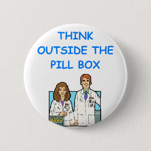 apotheker ronde button 5,7 cm