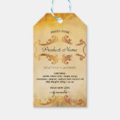 Apotheker Stijl Labels Hang Label Cadeaulabel (Voorkant)