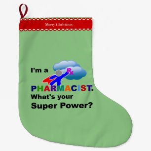 Apotheker Superheld Grote Kerstsok