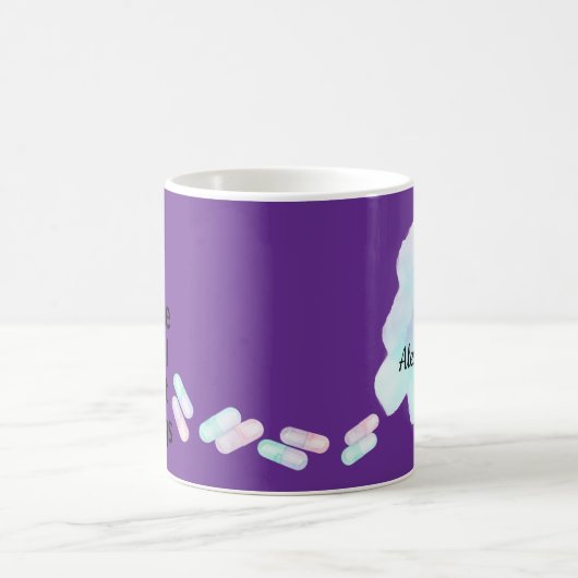 Apotheker Tech Ik heb koffie Ik tel dingen Mok (Center)