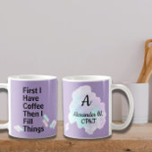 Apotheker Tech Ik heb koffie Ik vul dingen Mok