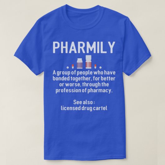 apotheker technicus pharm tech giften t-shirt (Design voorkant)