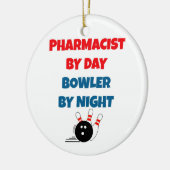 Apotheker van Day Bowler by Night Keramisch Ornament (Links)