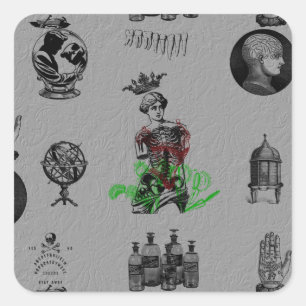 Apotheker Vierkante Sticker