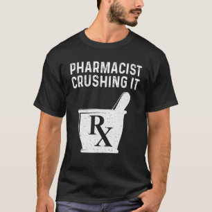 apotheker voor mannen apotheker t-shirt