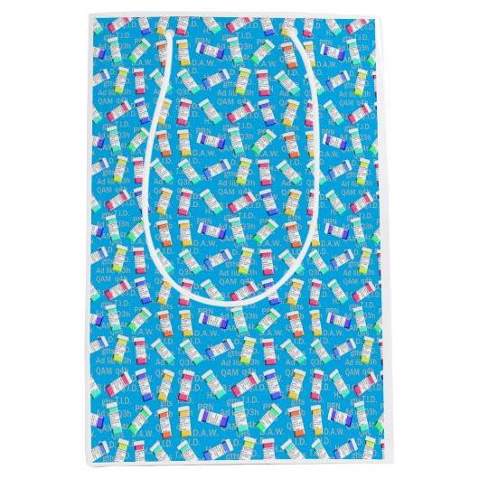 Apotheker Voorschriften en Afkortingen Medium Cadeauzakje (Voorkant)