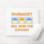 Apotheker ... Werkt voor cupcakes Muismat (Met muis)