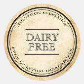  apotheker zuivelvrij dieet label (Voorkant)