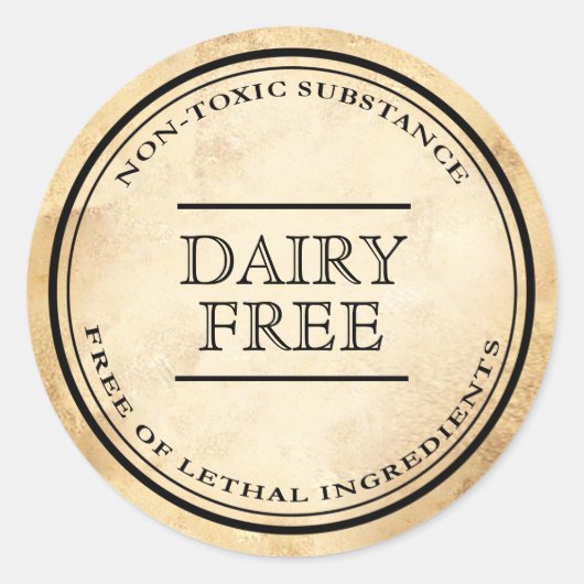  apotheker zuivelvrij dieet label (Voorkant)