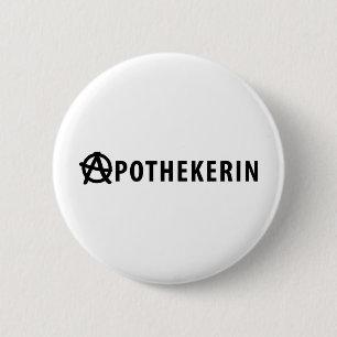 Apothekerpictogram Ronde Button 5,7 Cm