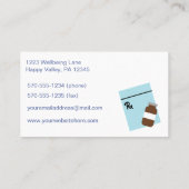 Apothekers Apotheek Drug Company Modern Visitekaartje (Achterkant)