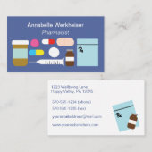 Apothekers Apotheek Drug Company Modern Visitekaartje (Voorkant / Achterkant)