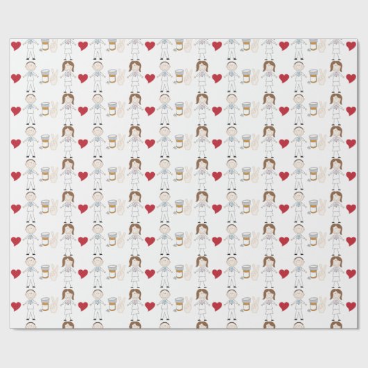 apothekers cadeaupapier (Vlak)