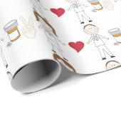 apothekers cadeaupapier (Rol Hoek)