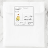 Apothekers Citroen Geïnfuseerde Honing Label (Tas)