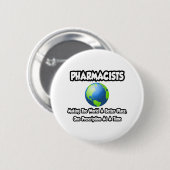 Apothekers...De wereld verbeteren Ronde Button 5,7 Cm (Voorkant /achterkant)