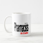 Apothekers doen het beter Joke Koffiemok (Links)