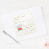 Apothekers Hibiscus Bubbelbad Label (Envelop)