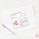 Apothekers Kersenbloesem Geurkaars Label (Envelop)