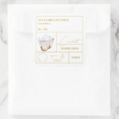 Apothekers Kokosnoot Bubbelbad Label (Tas)