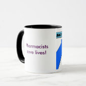 Apothekers redden levens! mok (Voorkant links)