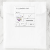 Apothekers Sering Bubbelsbad Label (Tas)