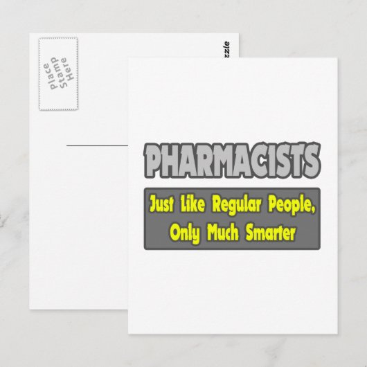 apothekers...slimmer briefkaart (Voorkant / Achterkant)