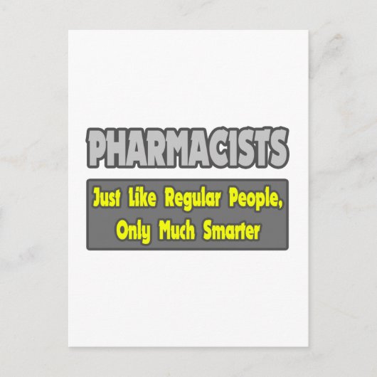 apothekers...slimmer briefkaart (Voorkant)