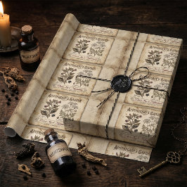 Apothekers Tuin Giftige Nachtschade Cadeaupapier