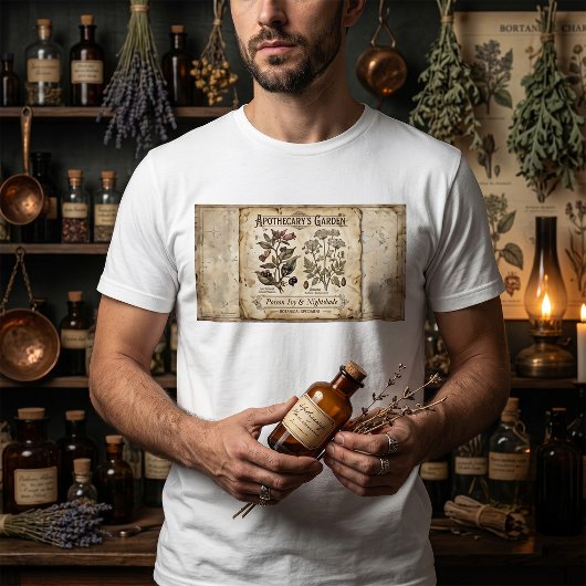 Apothekers Tuin Giftige Nachtschade T-shirt