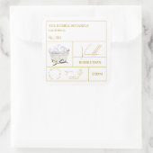 Apothekers Vanille Bubbelbad Label (Tas)