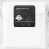 Apothekers Violette Kruidenthee Label (Tas)