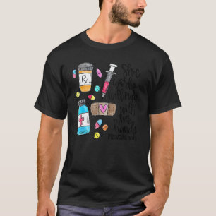 Apothekersassistent Apotheek Kerstmis School Verpl T-shirt