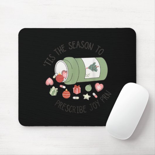 Apothekersassistent Kerst Apotheek Afstuderen Muismat (Met muis)