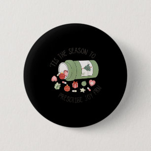 Apothekersassistent Kerst Apotheek Afstuderen Ronde Button 5,7 Cm